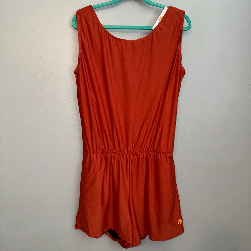 NWT Honeymark Honey Mark Sage Swim Romper Size XXXL 3XL - Picture 2 of 7